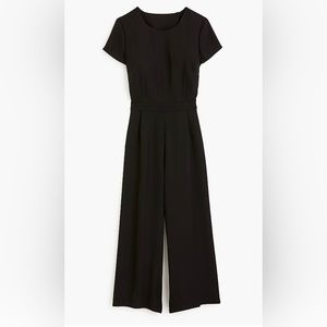 J. Crew black drapey wrap-back jumpsuit (size 2)